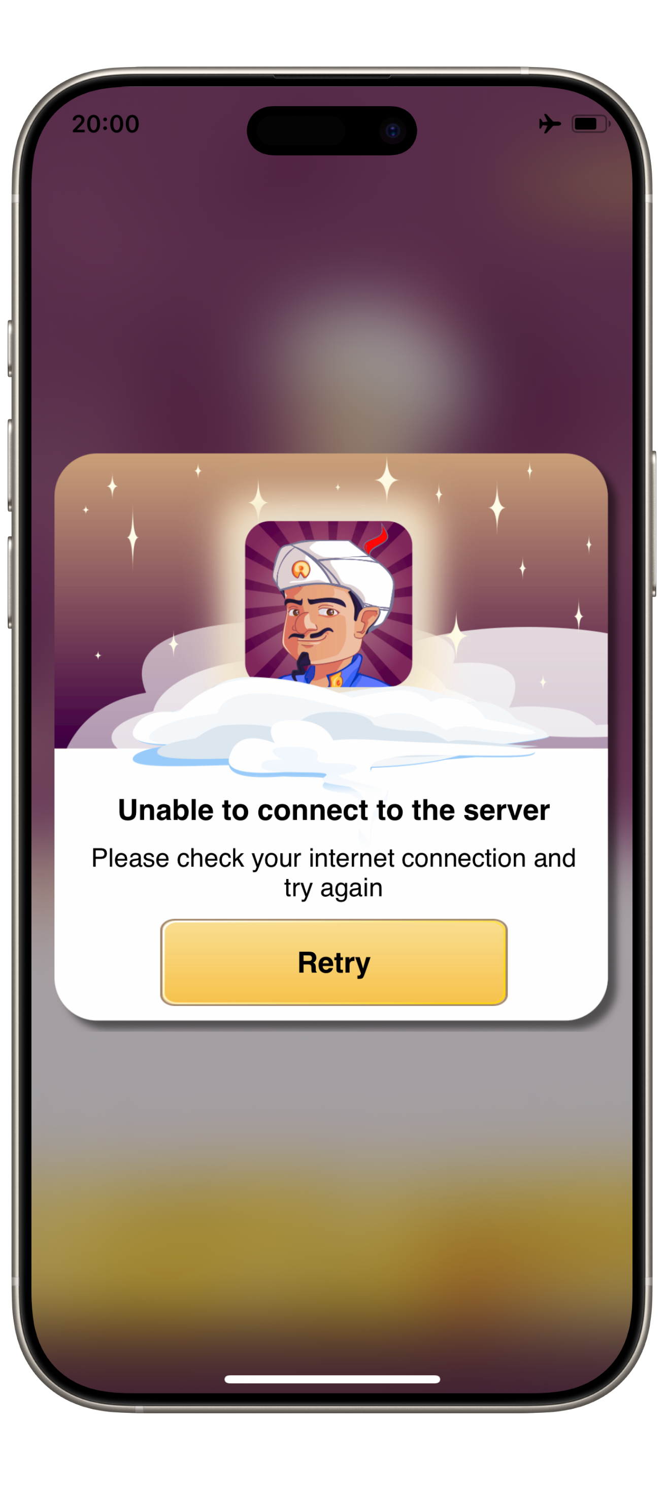 Akinator connection issue (English)