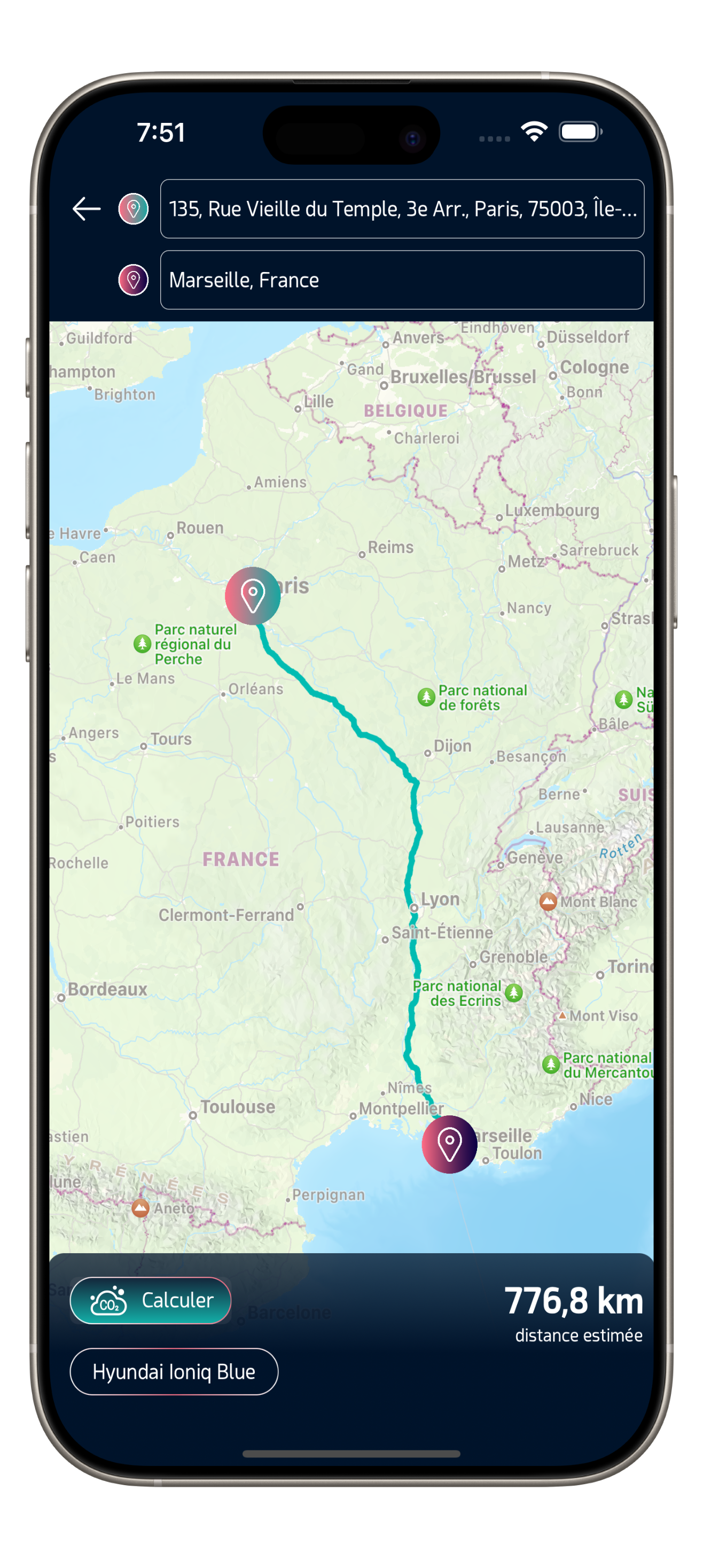 Tracotoo count footprint calc
